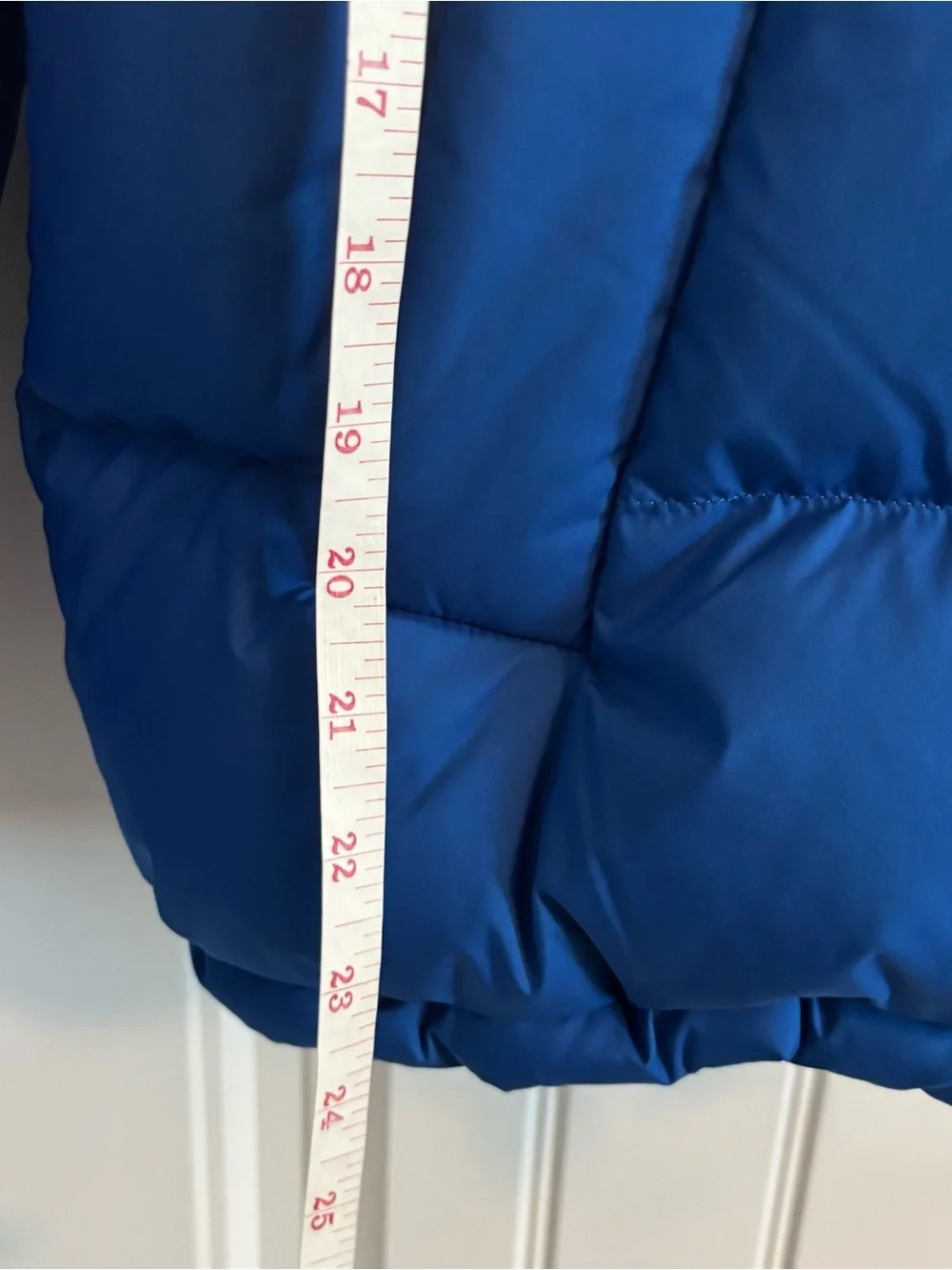 NWT Lululemon Athletica Wander Puff Jacket with Hood, Royal Blue, Size 8
